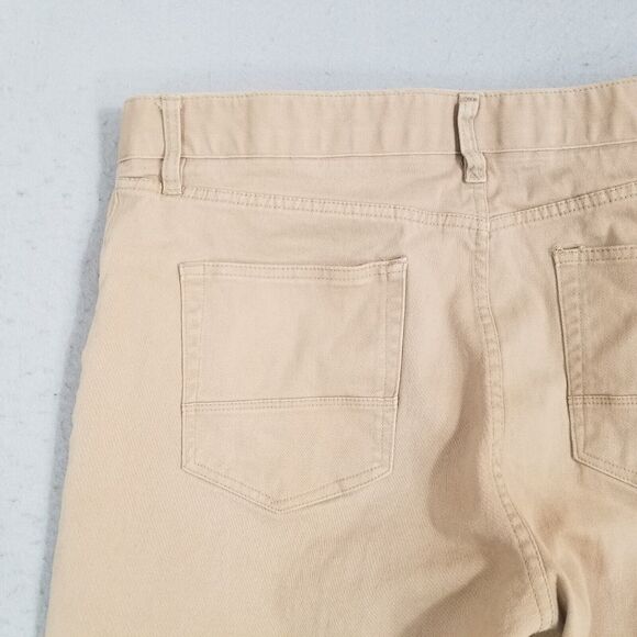 Iron Co jeans men's 36 x 29 regular fit straight beige flex stretch denim pants - Picture 9 of 13